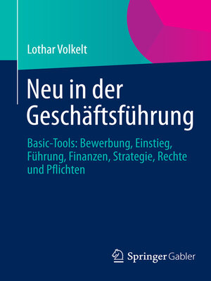 cover image of Neu in der Geschäftsführung